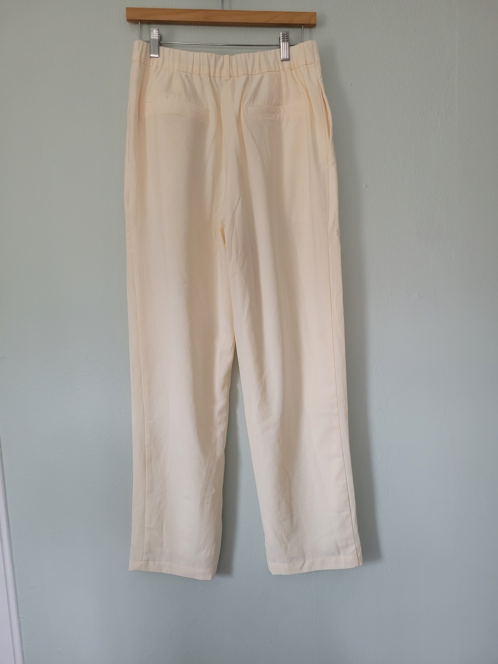 Cream High-Rise Wide Leg Trousers - Lulu's - Medium - Picture 2 of 3